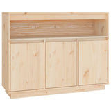 Sideboard 104.5x34x80 cm Solid Wood Pine - Front View