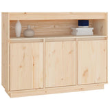 Sideboard 104.5x34x80 cm Solid Wood Pine - Top-Down View