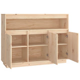 Sideboard 104.5x34x80 cm Solid Wood Pine - Low Angle
