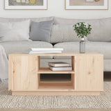 Coffee Table 90x49x40.5 cm Solid Wood Pine - Side View