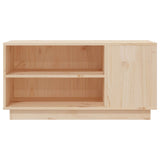 TV Cabinet 80x35x40.5 cm Solid Wood Pine - 45-Degree Angle