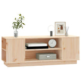 TV Cabinet 110x35x40.5 cm Solid Wood Pine - Top-Down View