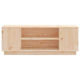 TV Cabinet 110x35x40.5 cm Solid Wood Pine - 45-Degree Angle
