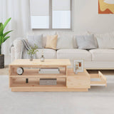 Coffee Table 120x50x40.5 cm Solid Wood Pine