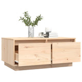 Coffee Table 80x50x35 cm Solid Wood Pine - 45-Degree Angle