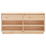 Shoe Cabinet 110x34x52 cm Solid Wood Pine - 45-Degree Angle