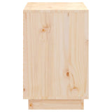 Shoe Cabinet 110x34x52 cm Solid Wood Pine - Close-Up Angle