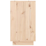 Shoe Cabinet 110x34x61 cm Solid Wood Pine