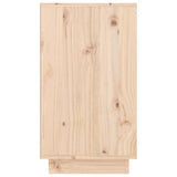 Shoe Cabinet 110x34x61 cm Solid Wood Pine - Low Angle