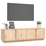 TV Cabinet 140x40x40 cm Solid Wood Pine - Top-Down View