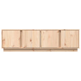 TV Cabinet 140x40x40 cm Solid Wood Pine - Rear View