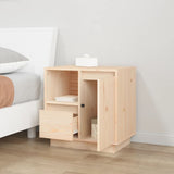 Bedside Cabinets 2 pcs 50x34x50 cm Solid Wood Pine - Top-Down View