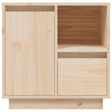 Bedside Cabinets 2 pcs 50x34x50 cm Solid Wood Pine - Close-Up Angle