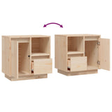 Bedside Cabinets 2 pcs 50x34x50 cm Solid Wood Pine - Extra Image