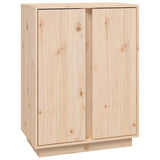 Sideboard 60x35x80 cm Solid Wood Pine - Front View