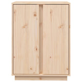 Sideboard 60x35x80 cm Solid Wood Pine - Rear View