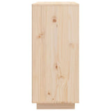 Sideboard 60x35x80 cm Solid Wood Pine - Close-Up Angle