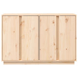 Sideboard 120x35x80 cm Solid Wood Pine - Rear View