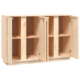 Sideboard 120x35x80 cm Solid Wood Pine - Low Angle