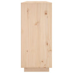 Sideboard 120x35x80 cm Solid Wood Pine
