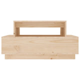 Coffee Table 80x55x40.5 cm Solid Wood Pine - 45-Degree Angle