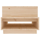 Coffee Table 80x55x40.5 cm Solid Wood Pine - Rear View