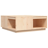 Coffee Table 100x101x40.5 cm Solid Wood Pine - Front View