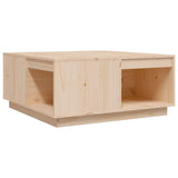 Coffee Table 80x81x36.5 cm Solid Wood Pine - Front View