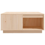 Coffee Table 80x81x36.5 cm Solid Wood Pine - 45-Degree Angle