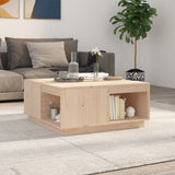 Coffee Table 80x81x36.5 cm Solid Wood Pine