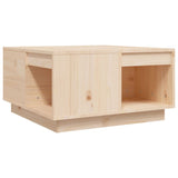Coffee Table 60x61x32.5 cm Solid Wood Pine - Front View