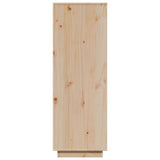 Highboard 60x40x116.5 cm Solid Wood Pine - Rear View