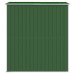 Garden Shed Green 192x191x223 cm Galvanised Steel