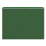 Garden Shed Green 192x274x223 cm Galvanised Steel