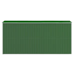 Garden Shed Green 192x440x223 cm Galvanised Steel