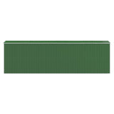 Garden Shed Green 192x606x223 cm Galvanised Steel - 45-Degree Angle