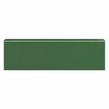 Garden Shed Green 192x689x223 cm Galvanised Steel