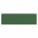 Garden Shed Green 192x689x223 cm Galvanised Steel - 45-Degree Angle