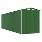 Garden Shed Green 192x689x223 cm Galvanised Steel