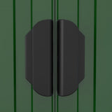Garden Shed Green 192x689x223 cm Galvanised Steel