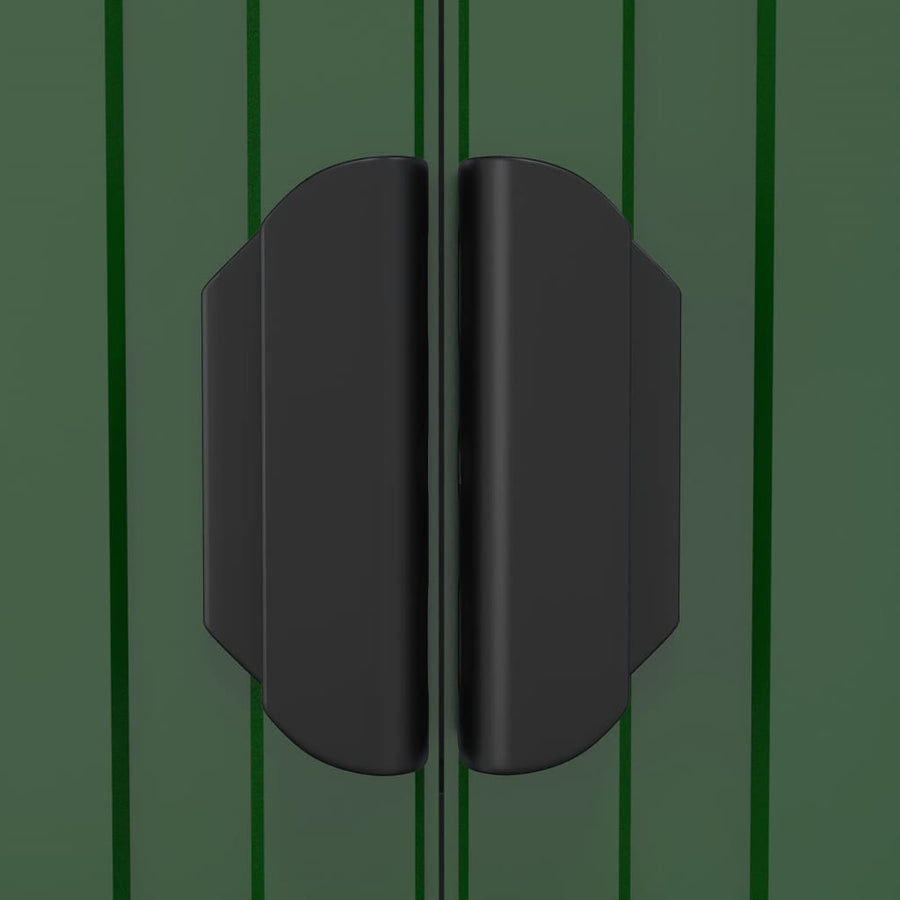 Garden Shed Green 192x689x223 cm Galvanised Steel