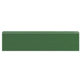 Garden Shed Green 192x855x223 cm Galvanised Steel - 45-Degree Angle