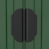 Garden Shed Green 192x855x223 cm Galvanised Steel
