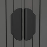 Garden Shed Light Grey 192x606x223 cm Galvanised Steel