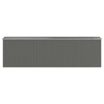 Garden Shed Light Grey 192x689x223 cm Galvanised Steel