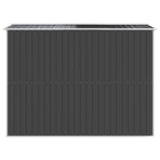 Garden Shed Anthracite 192x274x223 cm Galvanised Steel