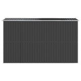 Garden Shed Anthracite 192x357x223 cm Galvanised Steel