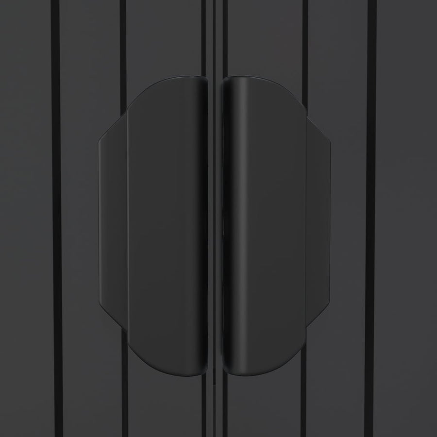 Garden Shed Anthracite 192x357x223 cm Galvanised Steel