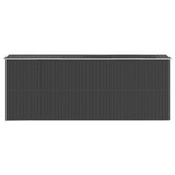 Garden Shed Anthracite 192x523x223 cm Galvanised Steel