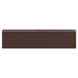 Garden Shed Dark Brown 192x855x223 cm Galvanised Steel